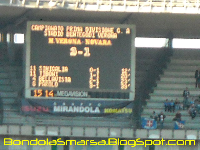 HELLAS VERONA 3-1 NOVARA: Dopo 2 mesi torna la vittoria grazie a TIBONI, BELLAVISTA, PAROLO e... San RAFAEL! Che ha salvato la porta per 4 volte...