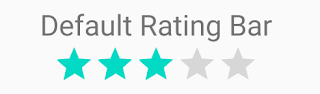 Default Rating Bar