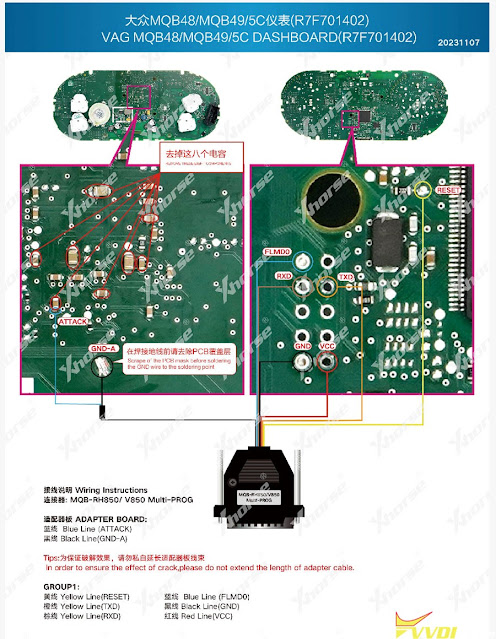 Xhorse multi prog MQB48/49/5C R7F701402