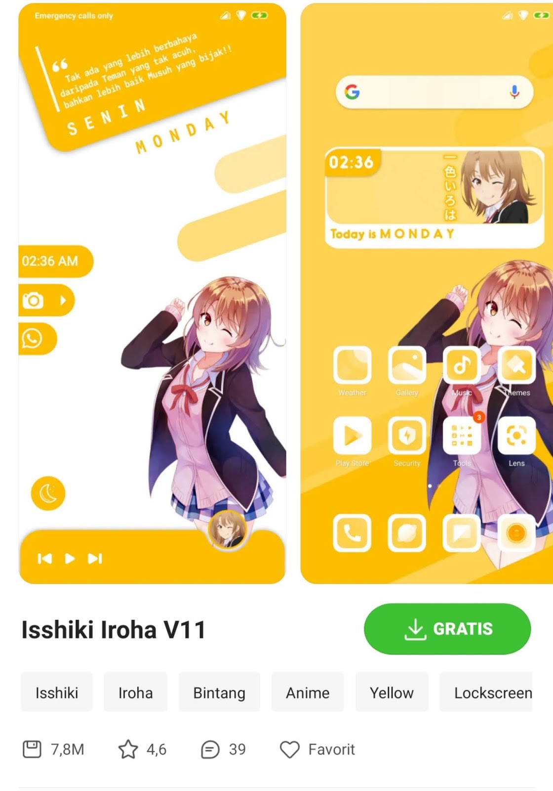 Isshiki iroha MIUI 11