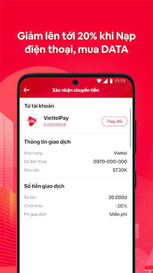 Viettel Money cho Android - Tải về APK mới nhất a3