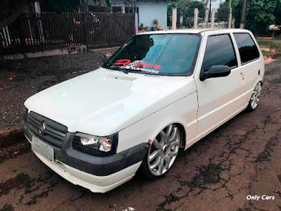 Fiat Uno Rebaixado Branco
