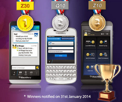 Kontes Video Berhadiah Utama Blackberry Z30