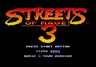 streets of rage 3 pal megadrive