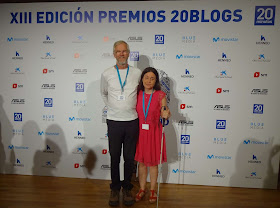 Richard y Rocío en los Premios 20 Blogs