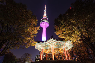 Tháp Namsan là địa điểm du lịch đầu tiên của Hàn Quốc