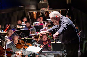 IN REVIEW: Maestro JOSEPH RESCIGNO and the North Carolina Opera Orchestra rehearsing for North Carolina Opera's April 2019 production of Giacomo Puccini's TOSCA [Photograph by Eric Waters, © by North Carolina Opera]