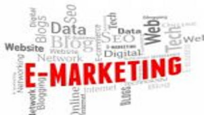 E-marketing graphics.