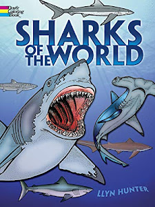 Sharks of the World Coloring Book