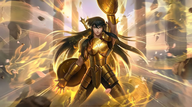  Valir Phoenix Ikki and Valir Leo Ikki Skin Collaboration Saint Seiya with Mobile Legends  Mobile Legends X Saint Seiya Skin HD Wallpaper