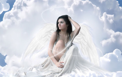 the-cloud-angel-fantasy-wallpaper