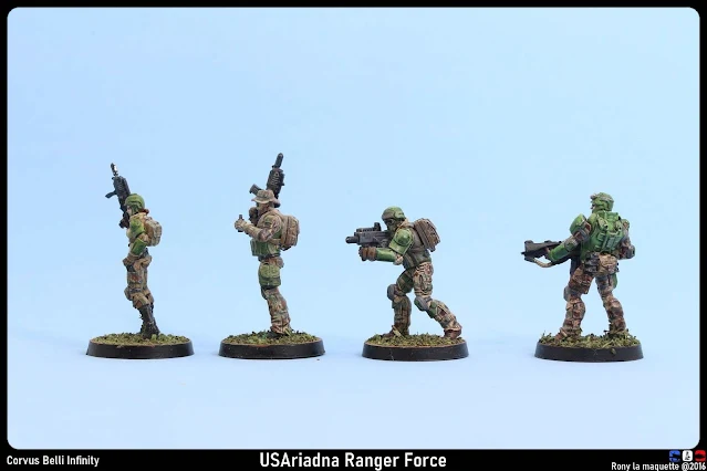 Figurines Infinity  US Ariadna Ranger Force