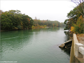 Vista del Río Damariscotta desde el Puente de Main Street