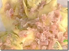Tortelloni cacioricotta, bieta e guanciale