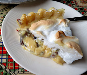 Raisin & Sour Cream Meringue Pie