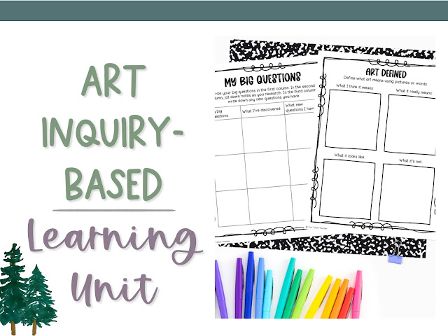 Art and artists inquiry-based learning unit for elementary grades