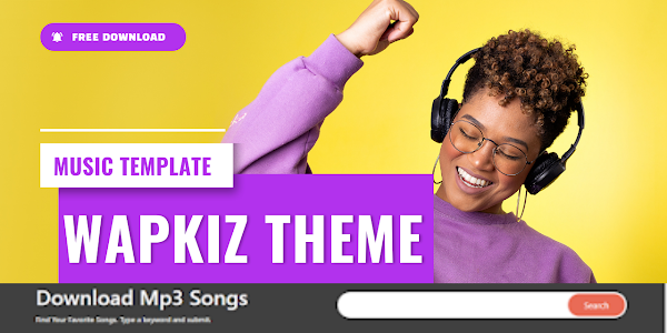 Wapkiz Responsive Latest Music Template Free Download 2022