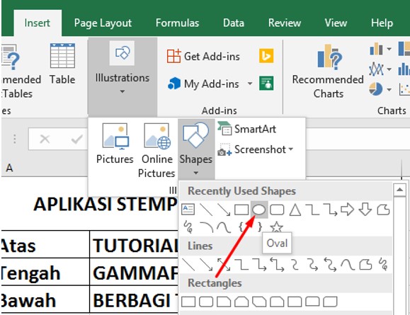 Cara Buat Stempel Otomatis Di Microsoft Excel