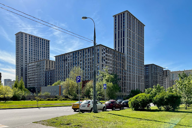 Проектируемый проезд № 6091, Раменский бульвар, строящийся жилой комплекс «Настоящее» (бывшая территория строительно-монтажного института «НИИМосстрой»)