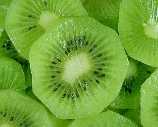 Xôi nếp cẩm kiwi