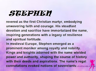 ▷ meaning of the name STEPHEN