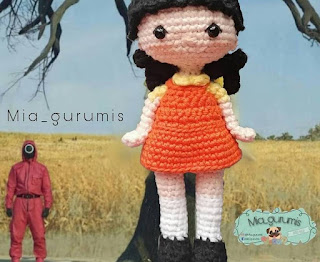 PATRON GRATIS MUÑECA ROBOT | EL JUEGO DEL CALAMAR AMIGURUMI 56097