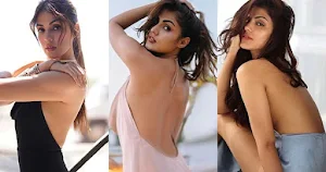 rhea chakraborty backless dress hot actress