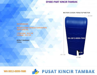 Dimensi Penutup Motor pada Kincir tambak