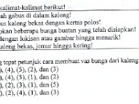 Soal - soal bahasa indonesia