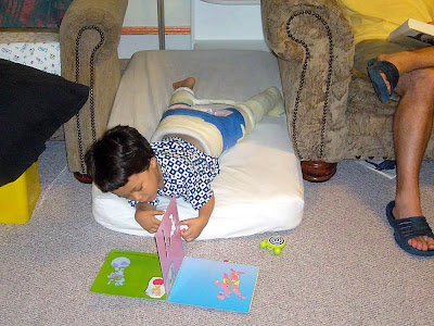 Have your child lie on a mattress during the day Patients in a hip spica 