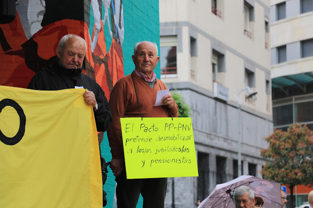 movilización de pensionistas en Barakaldo