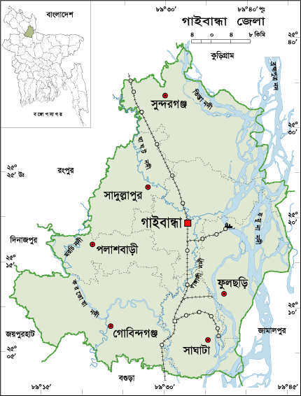 Atlas of Gaibandha District, Bangladesh