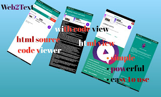 HTML source code viewer app for Android