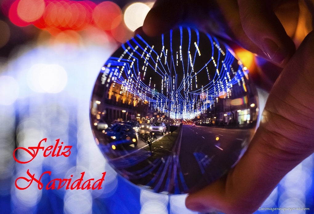 Navidad, Madrid, lensball, iluminación de navidad
