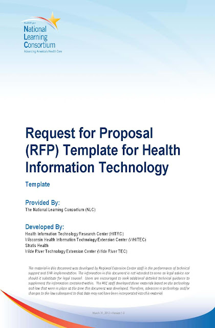 Request for Proposal (RFP) Template for Health Information Technology