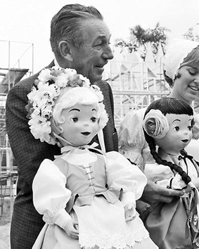 Walt Disney at it's a small world