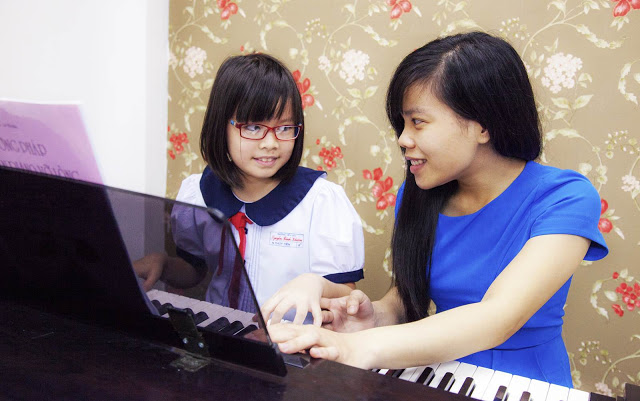 Học Piano 1 kèm 1 tại trường nhạc SMS quận 2