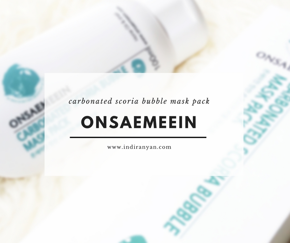 onsaemeein-carbonated-scoria-bubble-mask-pack, review-onsaemeein