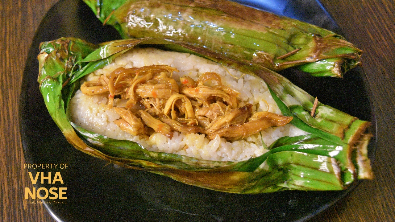 Resep Nasi bakar ayam suwir bikin nagih