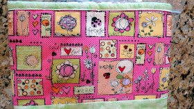 border fabric used for a girl quilt
