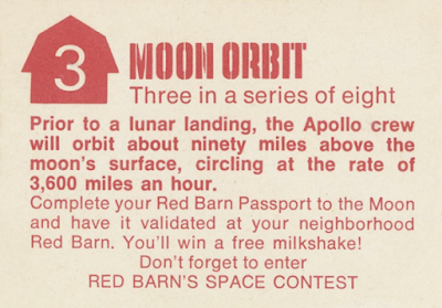 1968 Red Barn : Passport to the Moon #3 - Moon Orbit