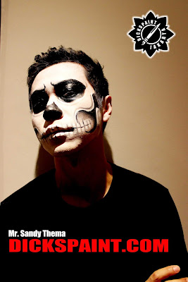 Face Painting Skeleton Halloween Jakarta