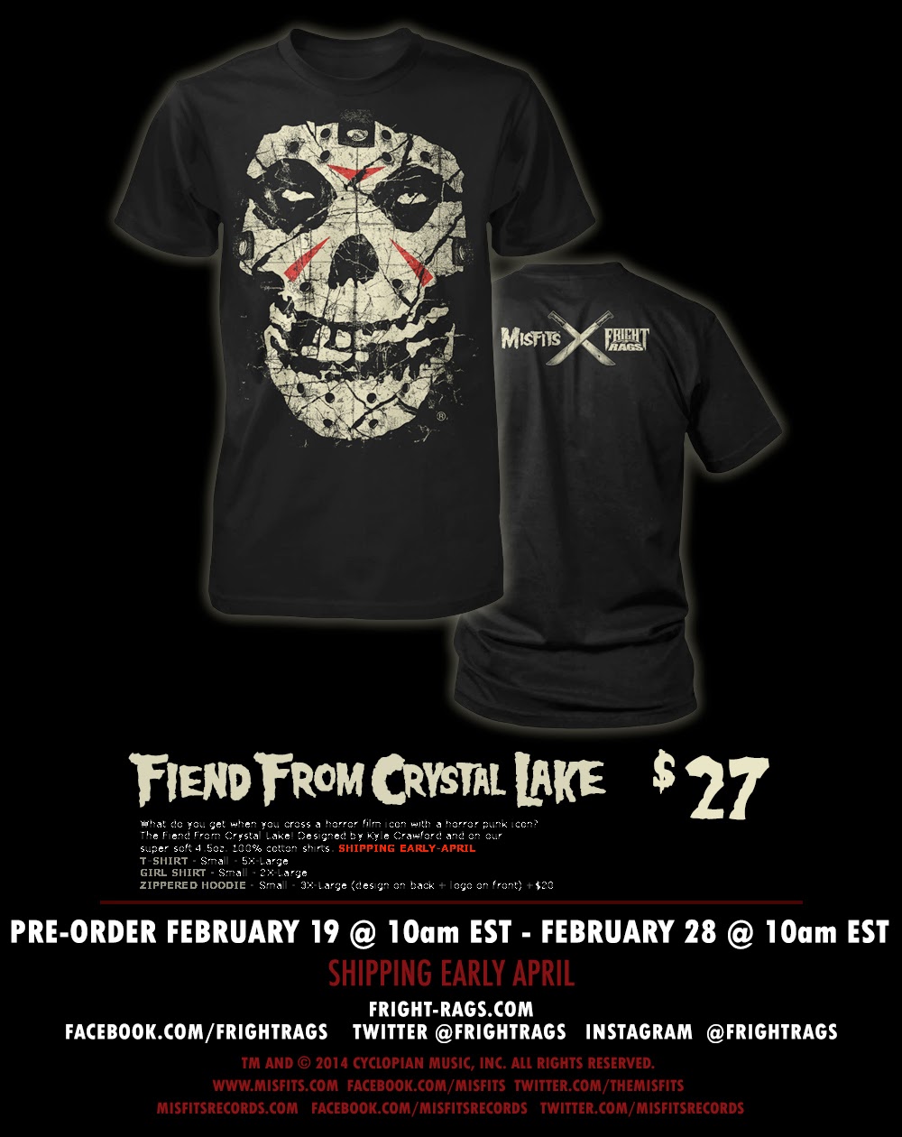 Fright Rags Presents: The 'Fiend From Crystal Lake'