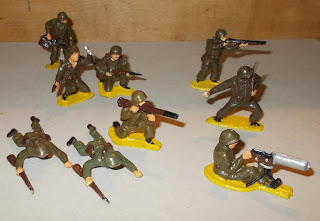 Airfix Russian Infantry; Airfix US Infantry; BR Moulds Toy Soldiers; Cold War; Polish Copy; Polish Paratroopers; Polish Toy Soldiers; Polish ZW; PZG Plastic Toy Figures; PZG Polish Infantry; PZG Toy Figures; PZG Toy Soldiers; PZG US Infantry; PZG ZSP; Small Scale World; smallscaleworld.blogspot.com; Timpo GI's; Timpo Solid GI's; Trojan Khaki Infantry; WWII Toy Soldiers;