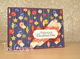 scissorspapercard, Stampin' Up!, Art With Heart, Heart Of Christmas, Greatest Part Of Christmas, Night Before Christmas DSP, Ornate Frames Dies