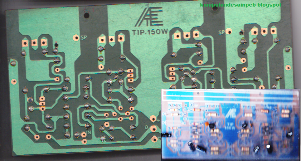 Kumpulan desain PCB  desain pcb  power ampli  tip3055