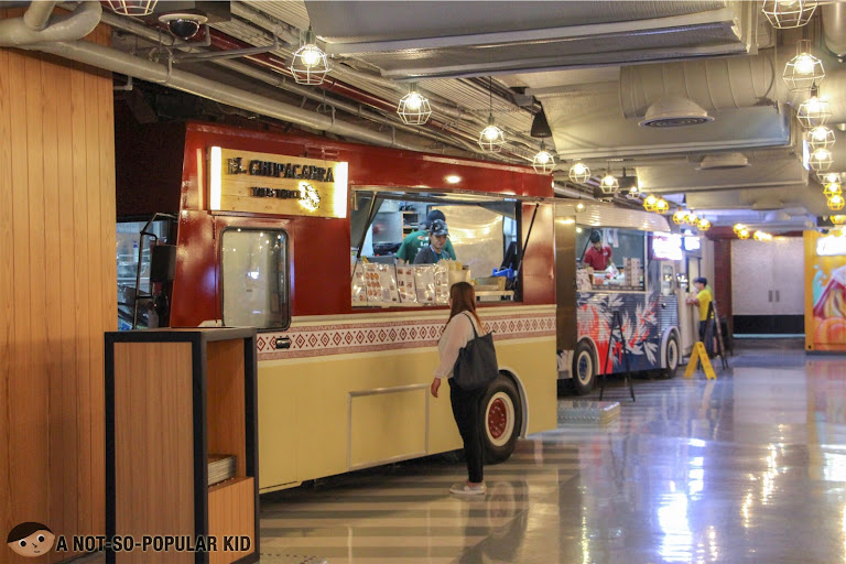 El Chupacabra Food Truck in The Garage