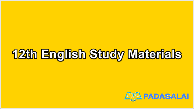 12th Std English - Active and Passive Voice Study Materials | Mr. M.S. Piyari