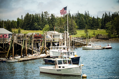 Lobster Boats in  Owls Head Maine photo by mbgphoto