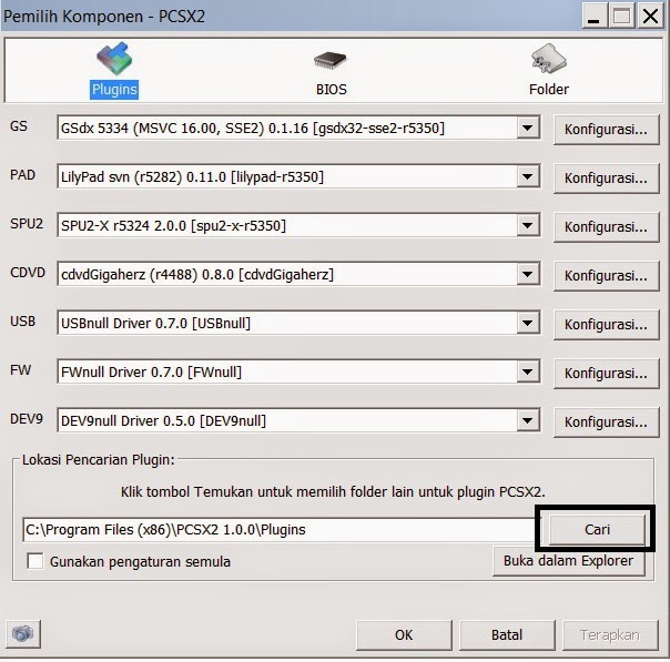 instal dan download emulator ps2